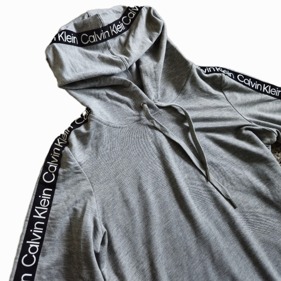 CK Hoodie Dress. Pockets & Logo - Picture 3 of 3